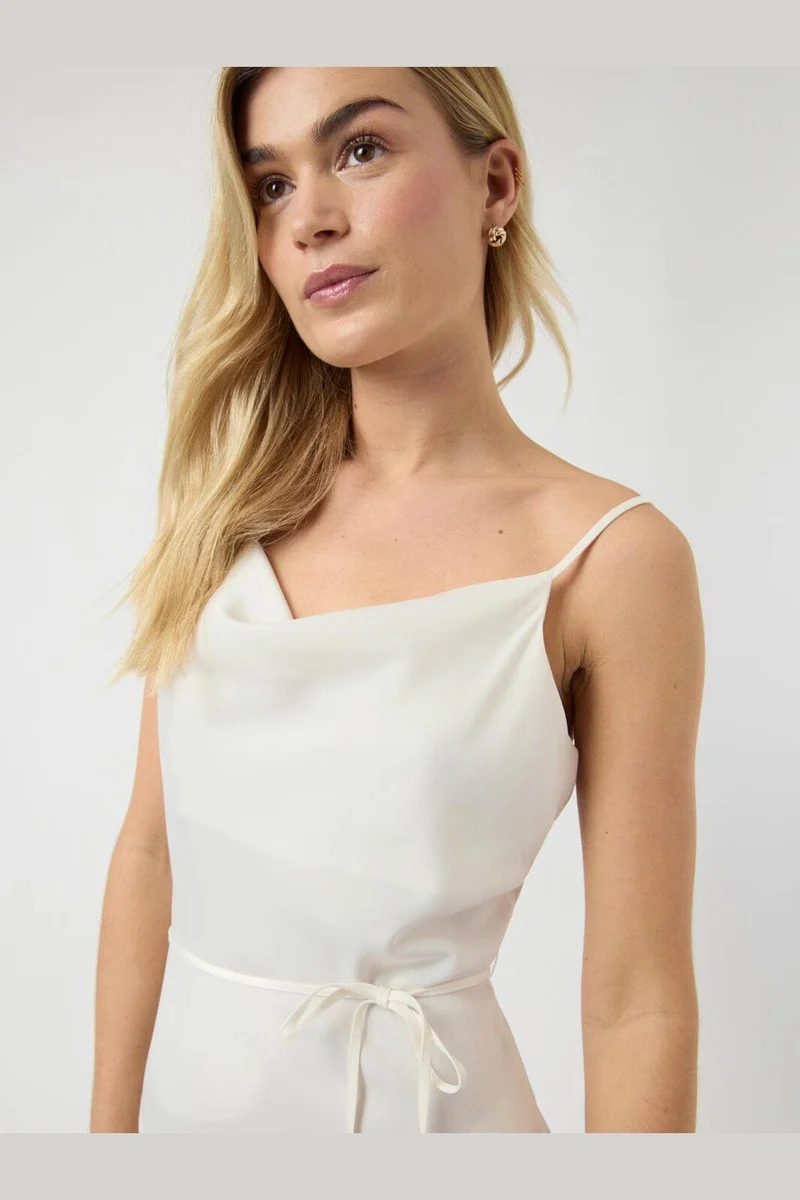 Yas - Yasthea Strap Long Dress - 4678202 Gardenia