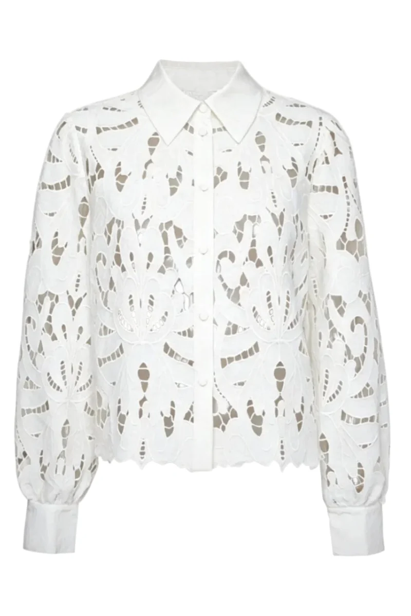 Dear Molly - Birthe Shirt - White