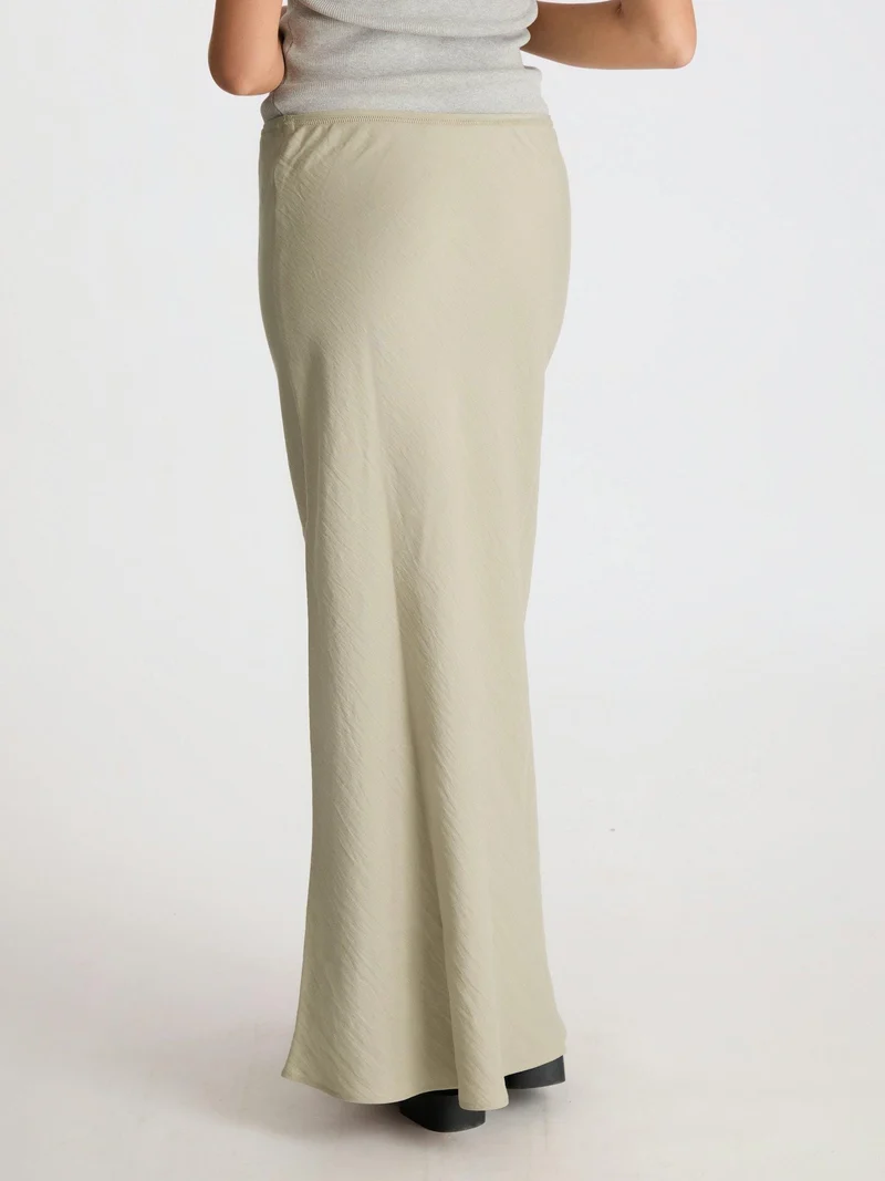 Neo Noir - Vicky Structure Skirt - Smoke Green