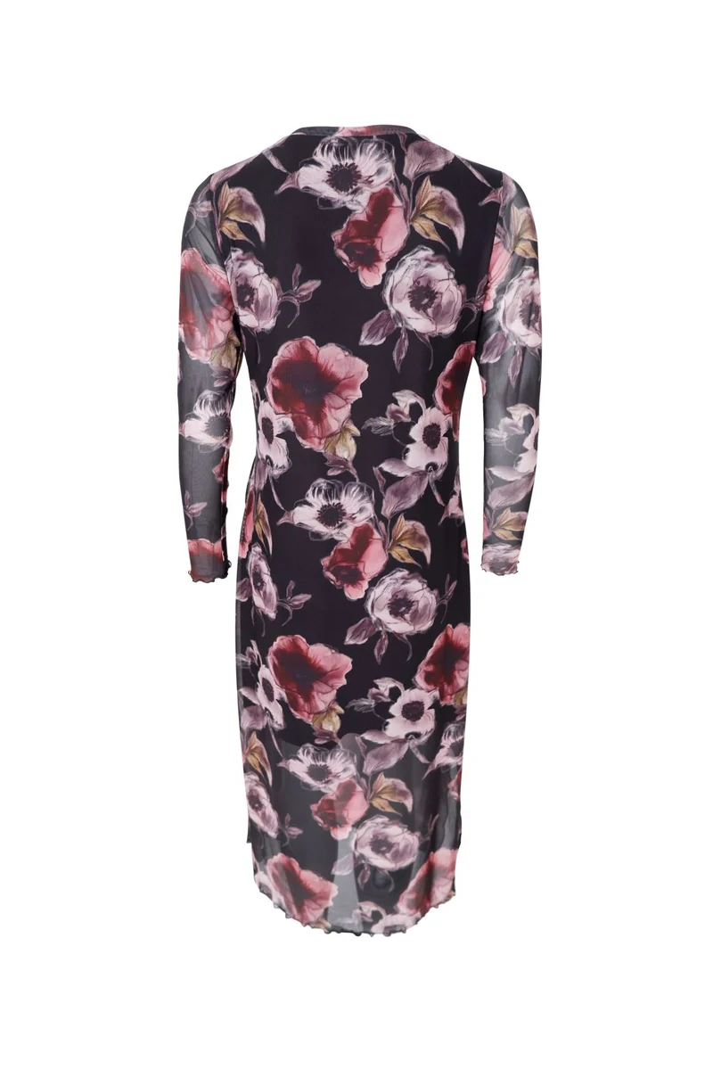 Black Colour - Bcrosey Mesh Dress 41256 - Black Rose