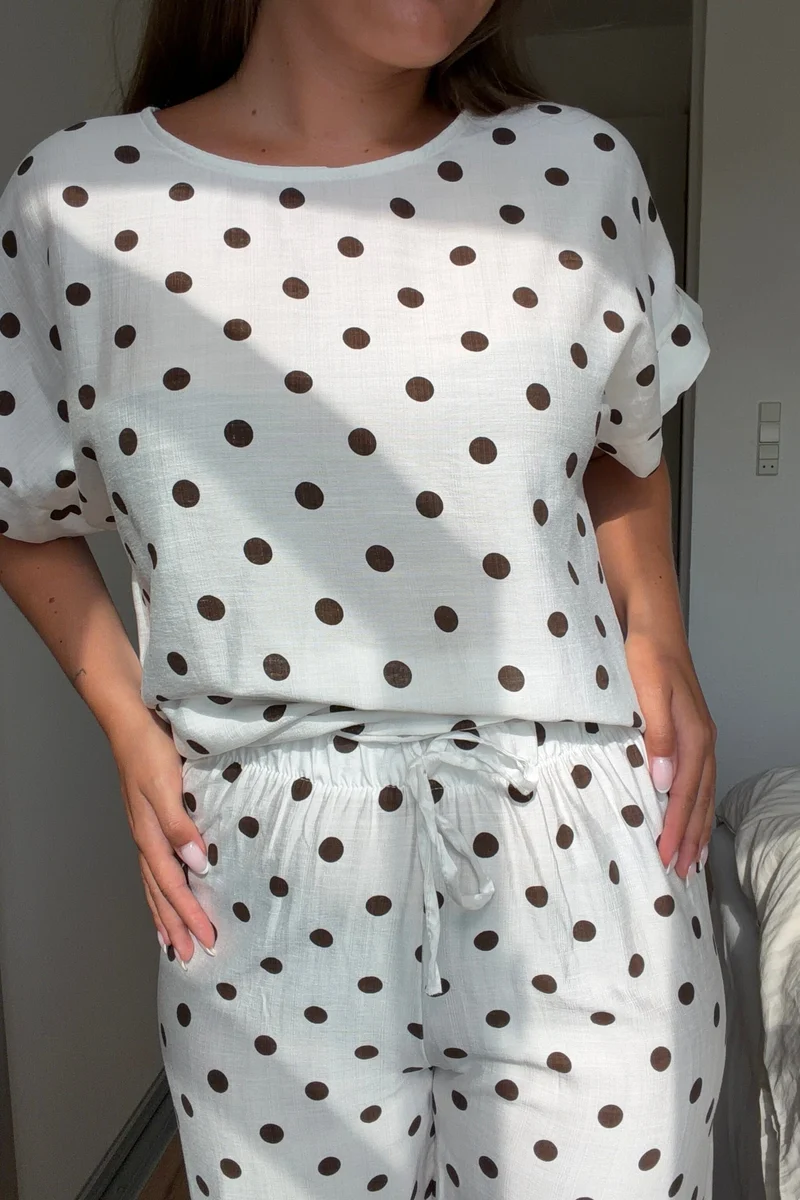 A-Bee - Delara Pants - White
