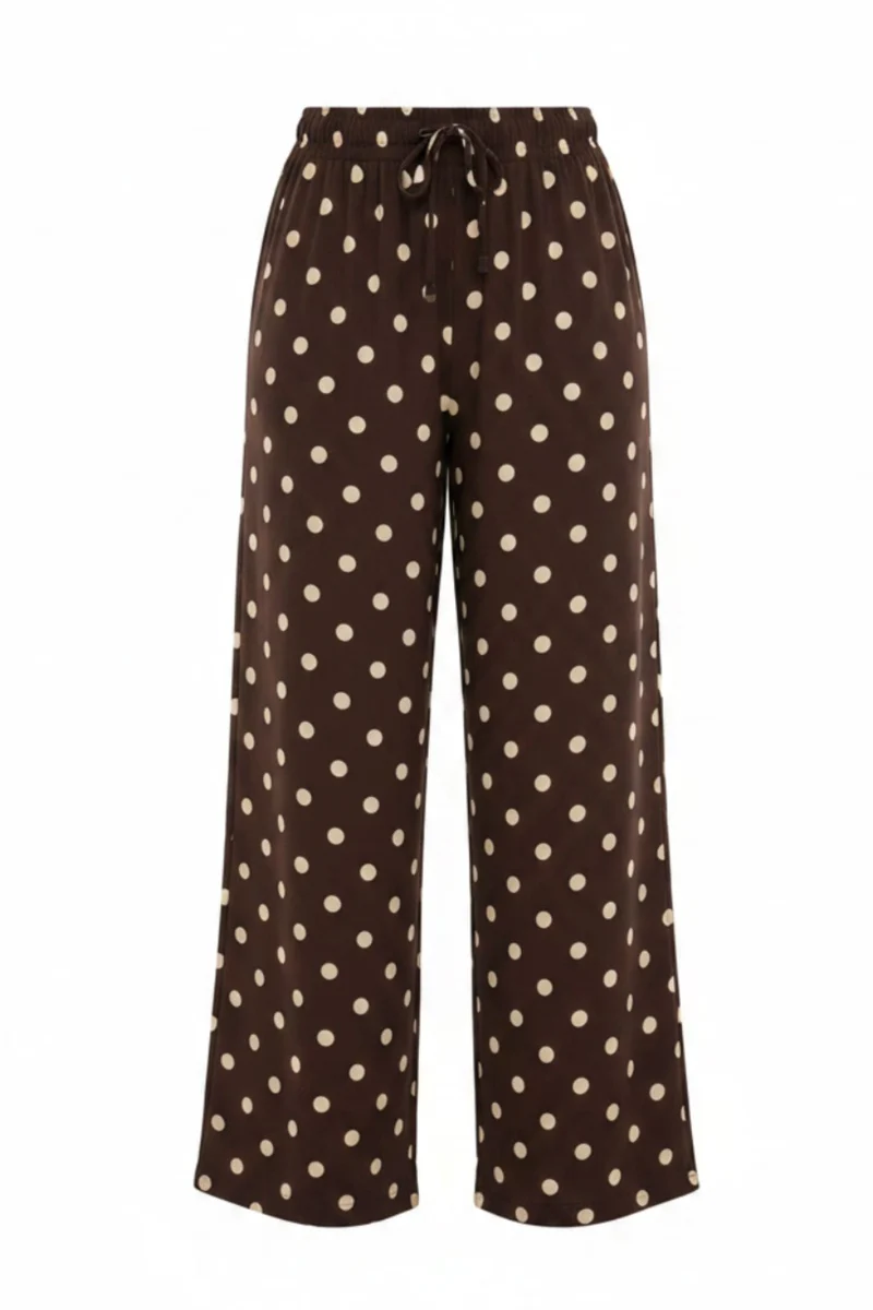 A-Bee - Delara Pants - Dark Brown