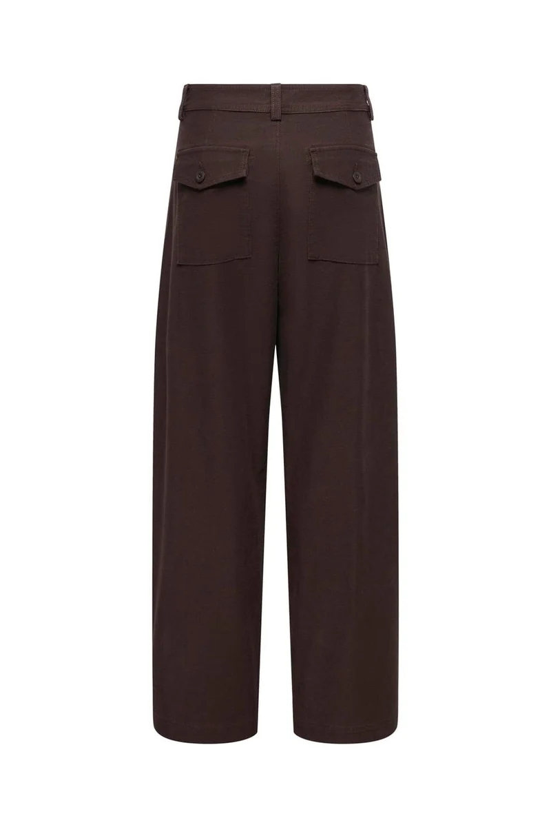 Only - Onlclair Barrel Pant - 5065424 Black Coffee
