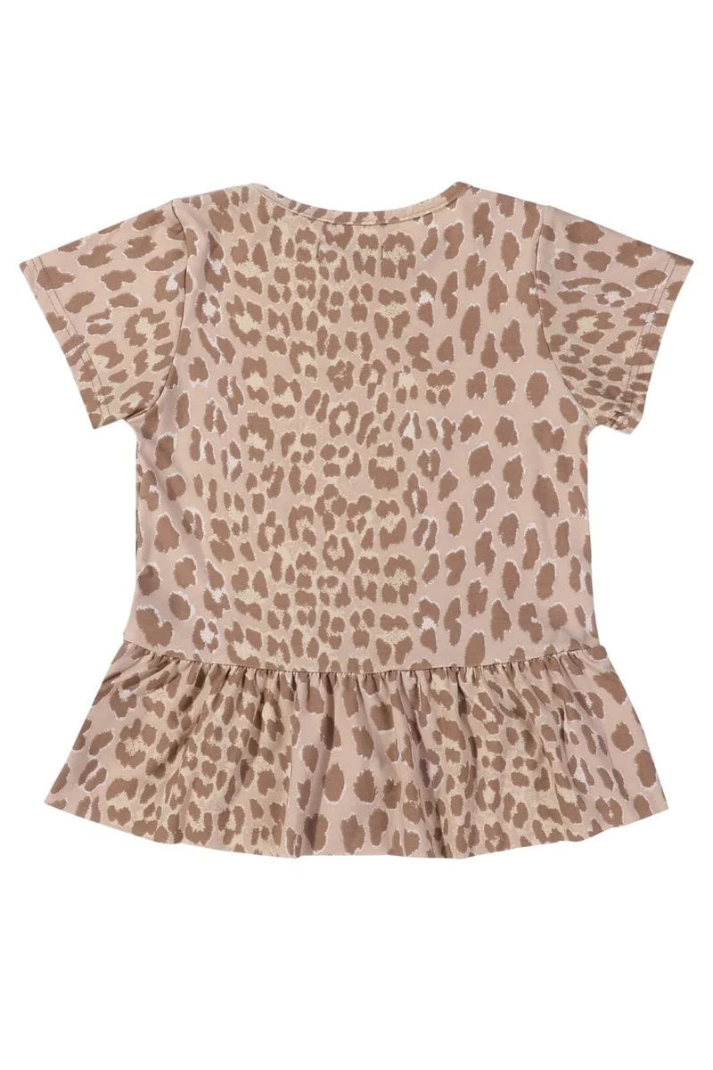 Liberte Ami - Alma-Frill-T-Shirt (Kids) 9649 - Desert Lux Leo
