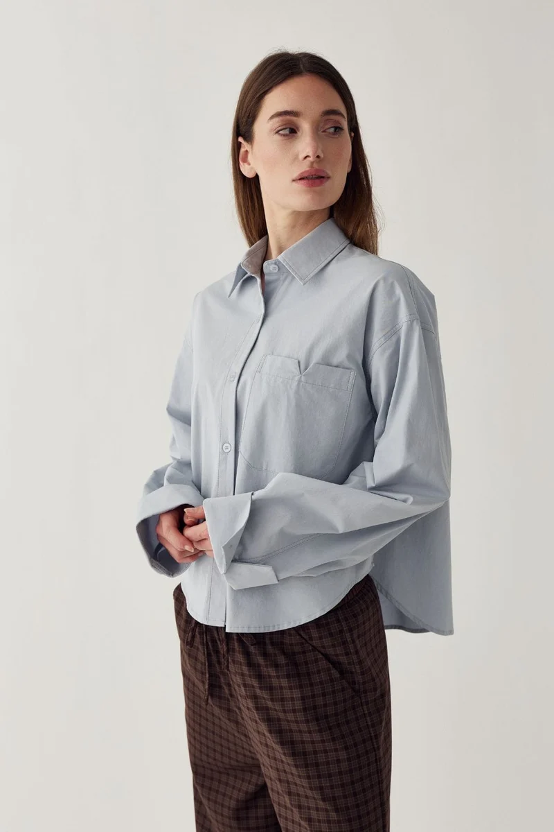 Noella - N-Marlon C Shirt 16050002 - 1004 - Dusty Blue