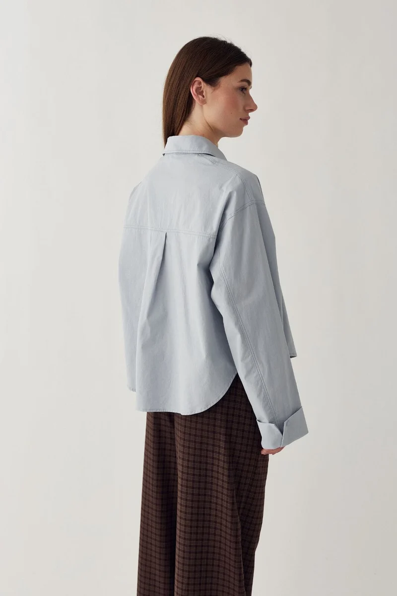 Noella - N-Marlon C Shirt 16050002 - 1004 - Dusty Blue