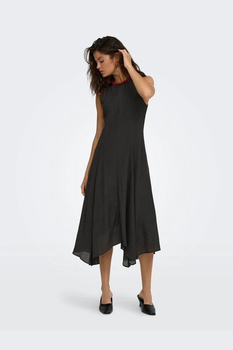 Jdy - Jdymyrna S/L Ancle Dress - 5200563 Chocolate Torte