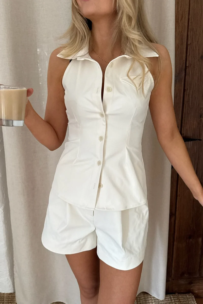 BYIC - Zoeyic Shorts A23816 - White