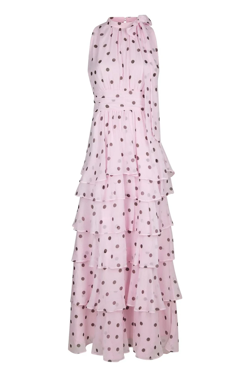 Neo Noir - Marli Big Dot Dress 167758 - 754 - Light Pink