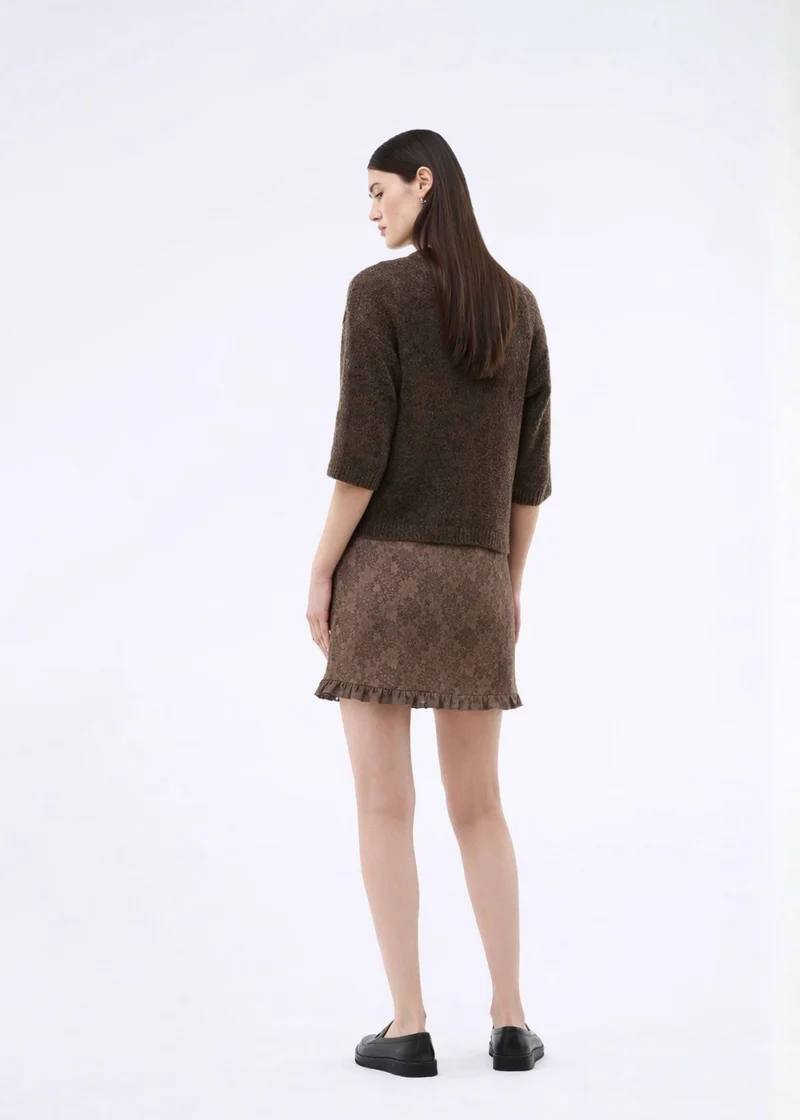 Modström - Briannamd Skirt 59180 - 5584 - Chocolate Chip
