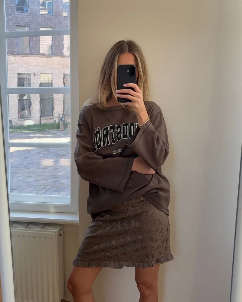 Modström - Briannamd Skirt 59180 - 5584 - Chocolate Chip