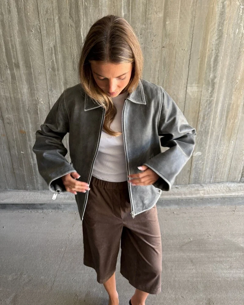 Modström - Britneymd Long Shorts 59230 - 5584 - Chocolate Chip