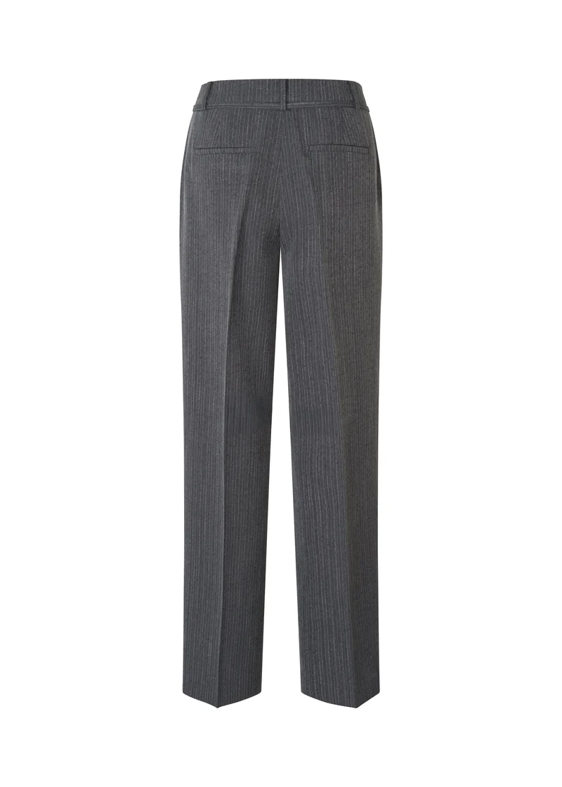 Modström - Birnamd Pants 59232 - 13618 - Grey Melange Pinstripe