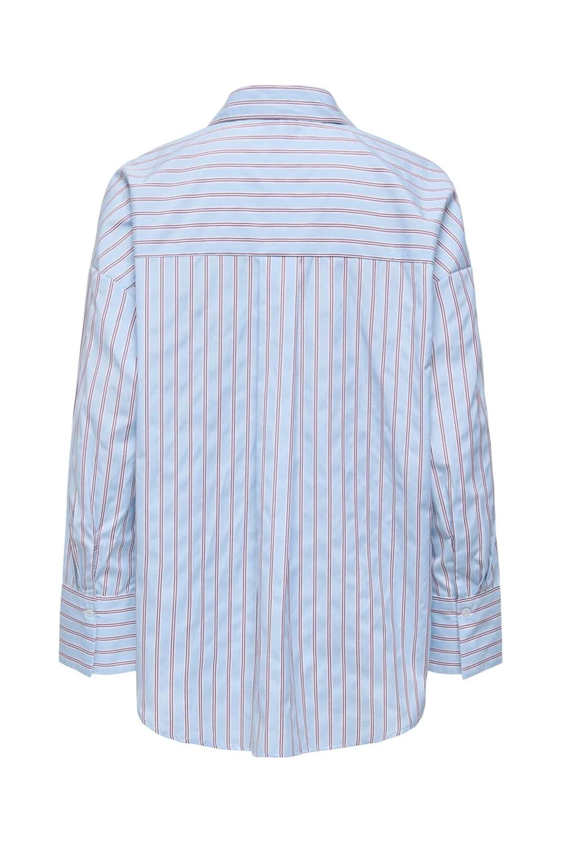 Only - Onloregon Alva Ls Reg Shirt - 5165470 Dusty Blue Fig