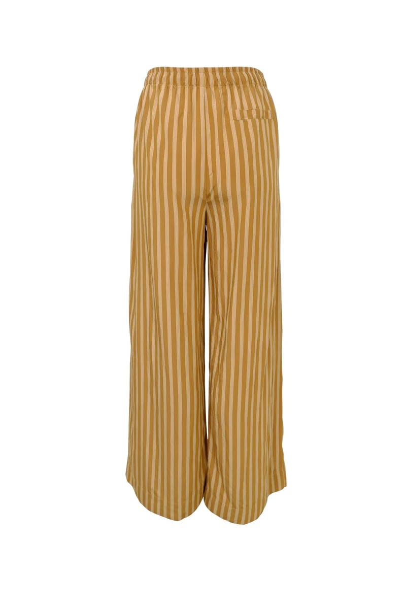 Black Colour - Bcsienna Striped Pant 41243 - Mustard