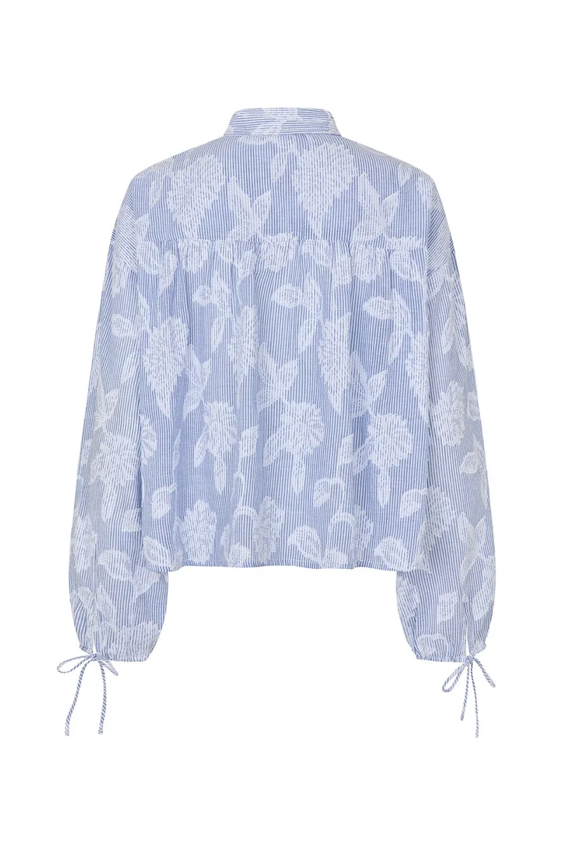 Modström - Cristanmd Shirt 59353 - 11198 - Blue Striped Jacquard