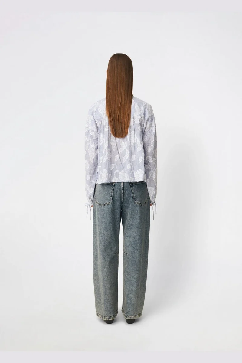 Modström - Cristanmd Shirt 59353 - 11198 - Blue Striped Jacquard