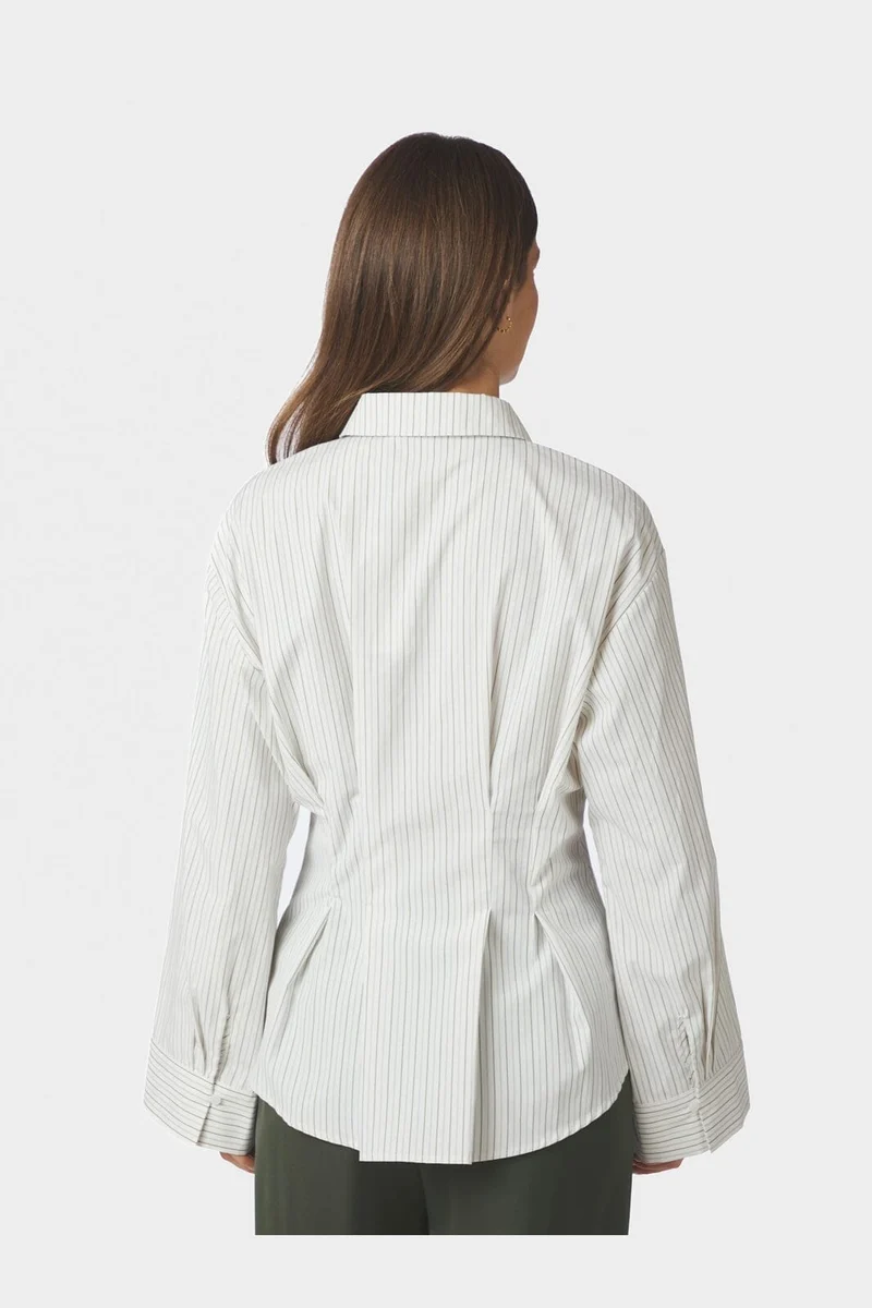 Neo Noir - Lytra Double Stripe Shirt 170120 - 667 - White Stripe