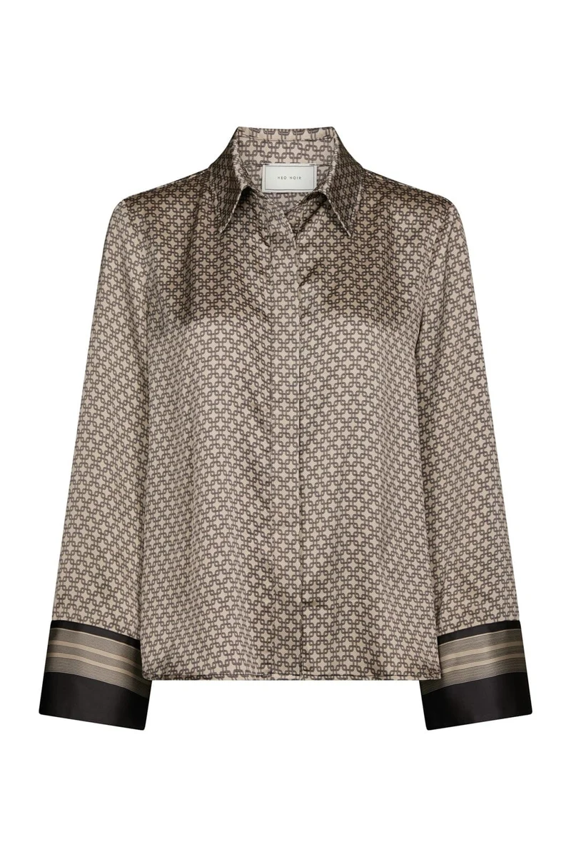Neo Noir - Mistan Pattern Shirt 170075 - 123 - Beige