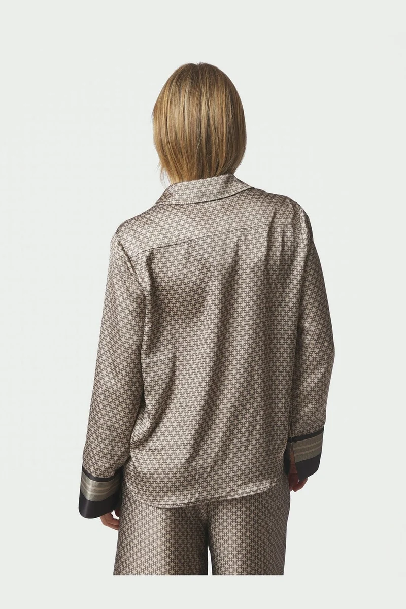 Neo Noir - Mistan Pattern Shirt 170075 - 123 - Beige