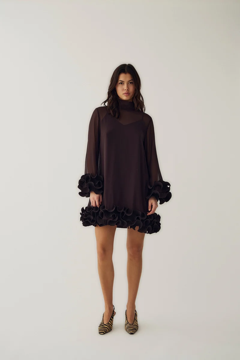 Noella - Latania Dress 14510001 - 674 - Chocolate