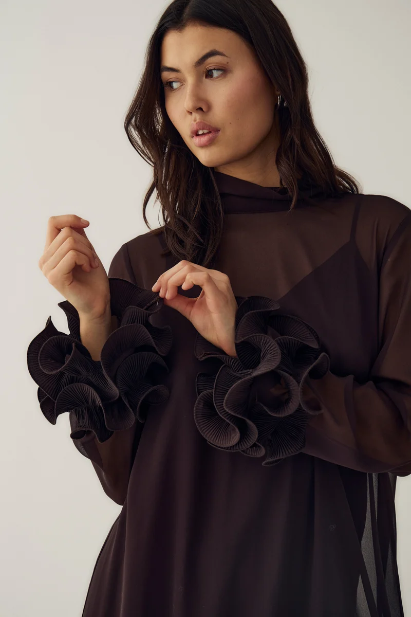 Noella - Latania Dress 14510001 - 674 - Chocolate
