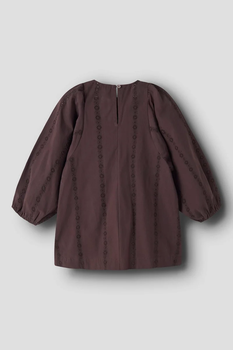Name It - Nmfninar Ls Dress - 5075439 Chocolate Plum
