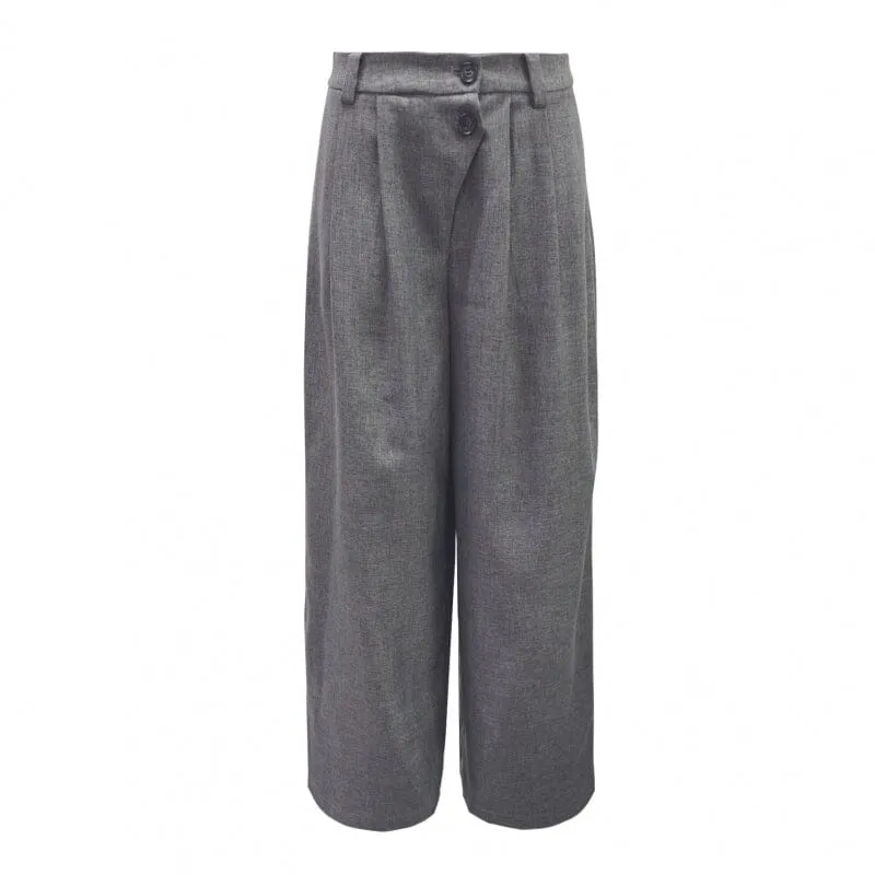 Dear Molly - Suit Pants Wide - Grey