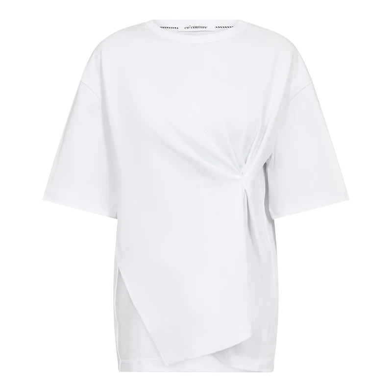 Co´Couture - Medaxcc Asym Tee 500086 - 10001 - White