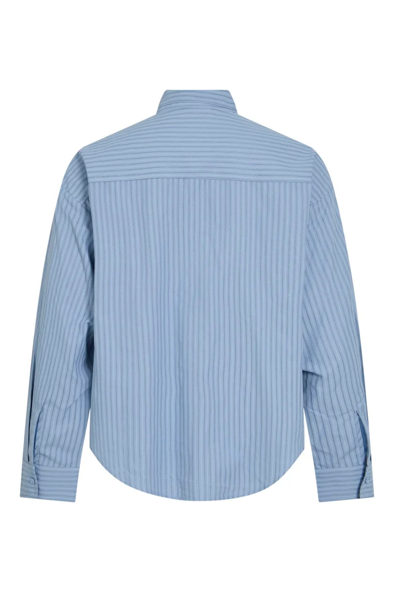 Vila - Vijury Ls Shirt - 5188779 Blue Shadow