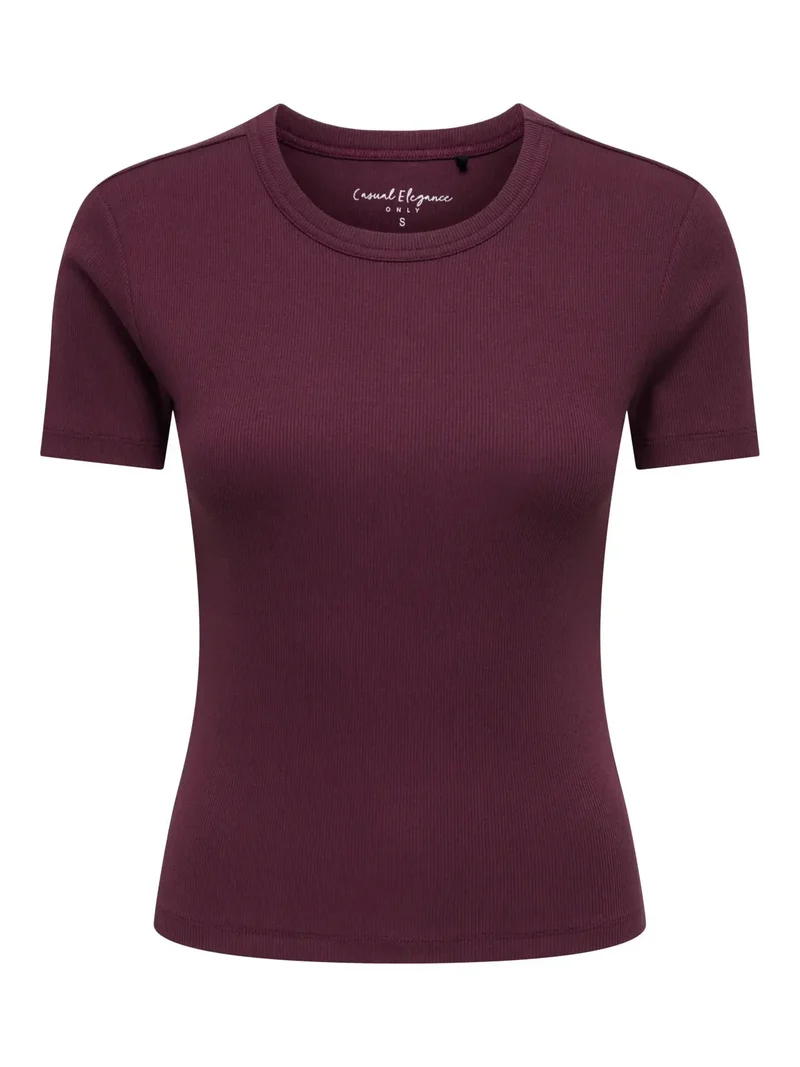 Only - Onlval S/S O-Neck Top - 5051287 Fig