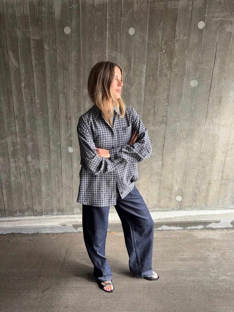 Modström - Dorotheamd Shirt 59489 - 12072 - Grey Check