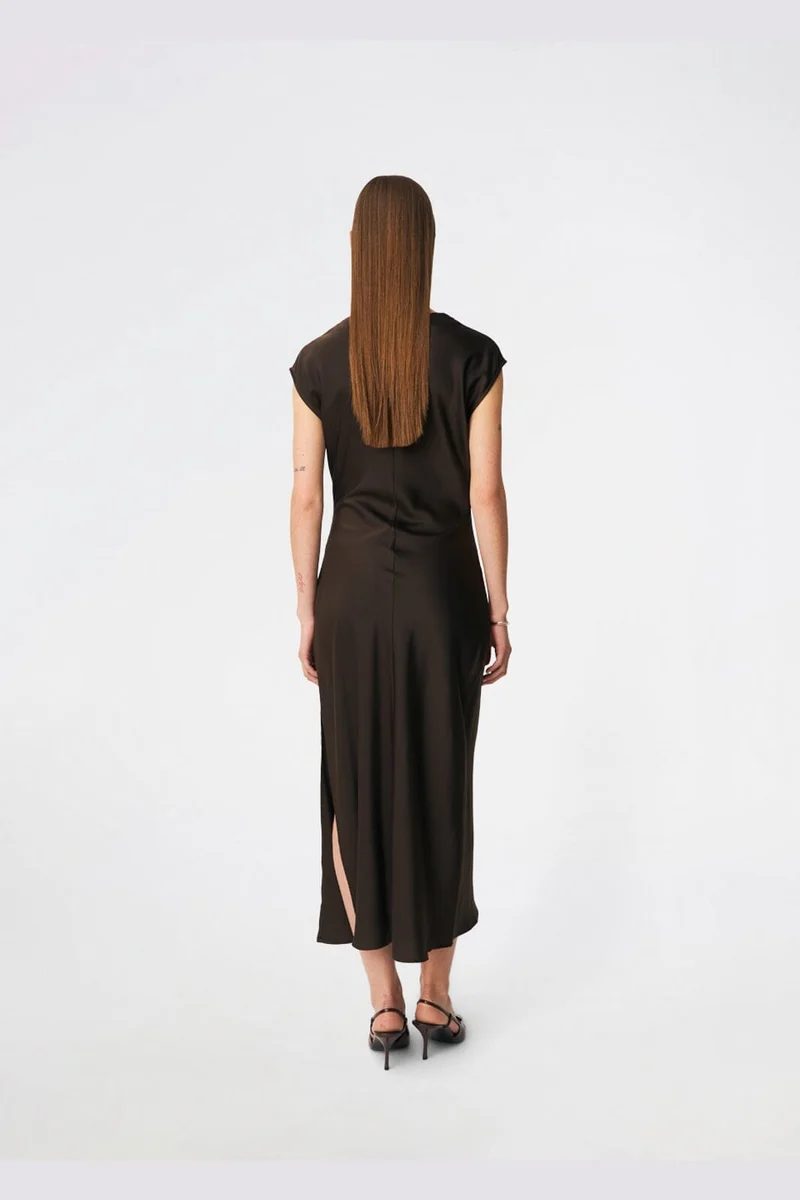 Modström - Tailormd Dress 58386 - 05508 - Seal Brown