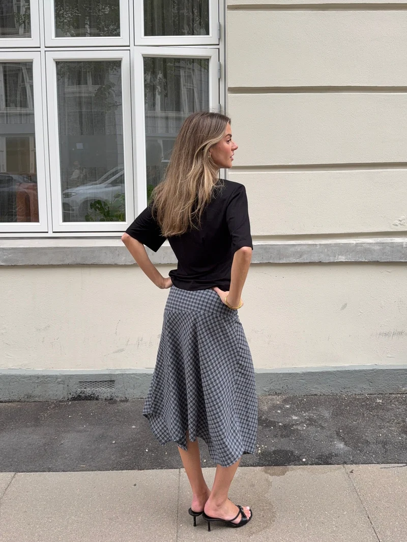 Modström - Dorotheamd Skirt 59488 - 12072 - Grey Check