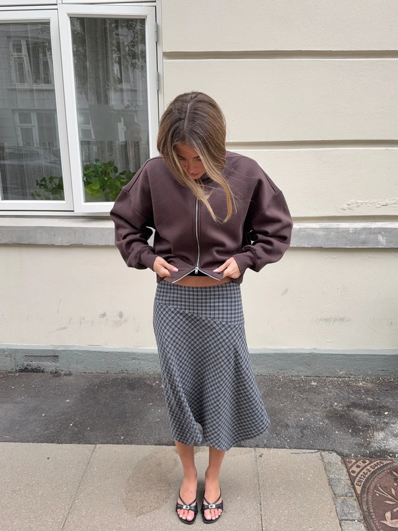 Modström - Dorotheamd Skirt 59488 - 12072 - Grey Check