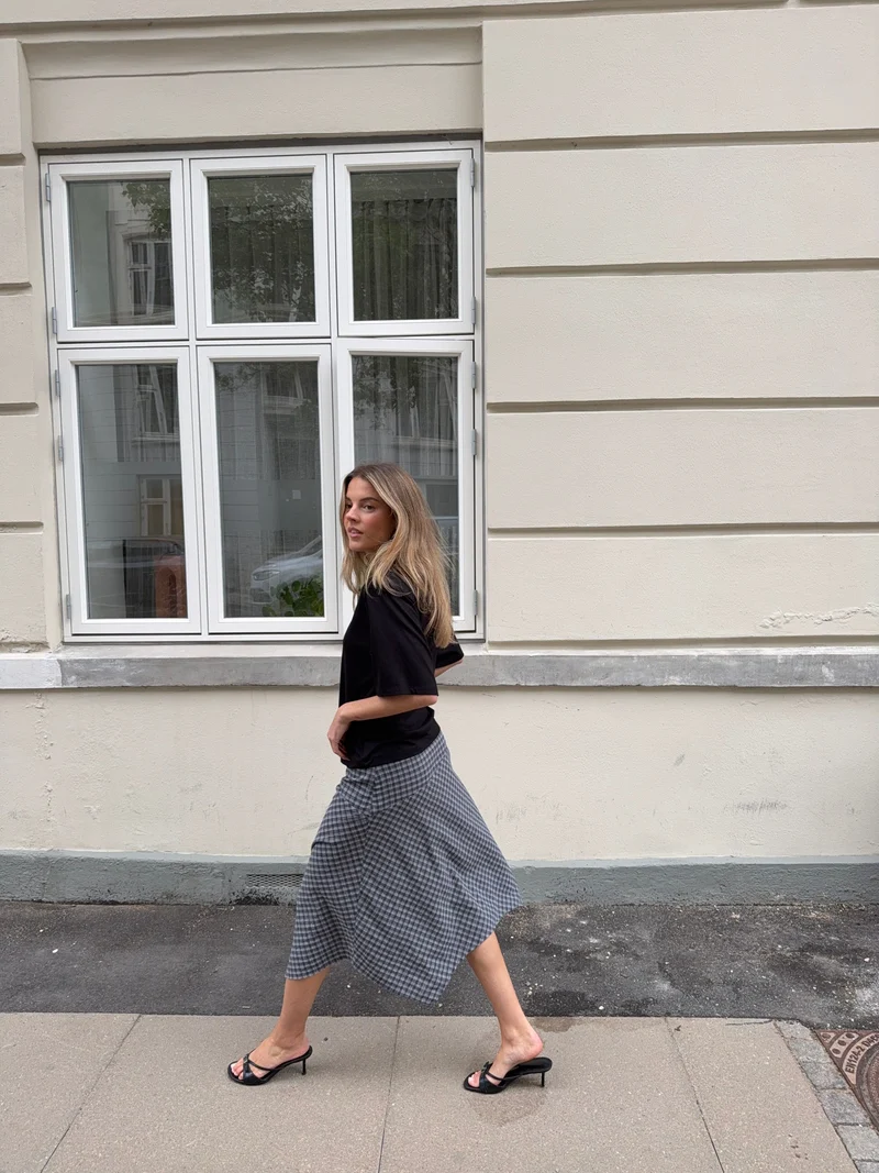 Modström - Dorotheamd Skirt 59488 - 12072 - Grey Check