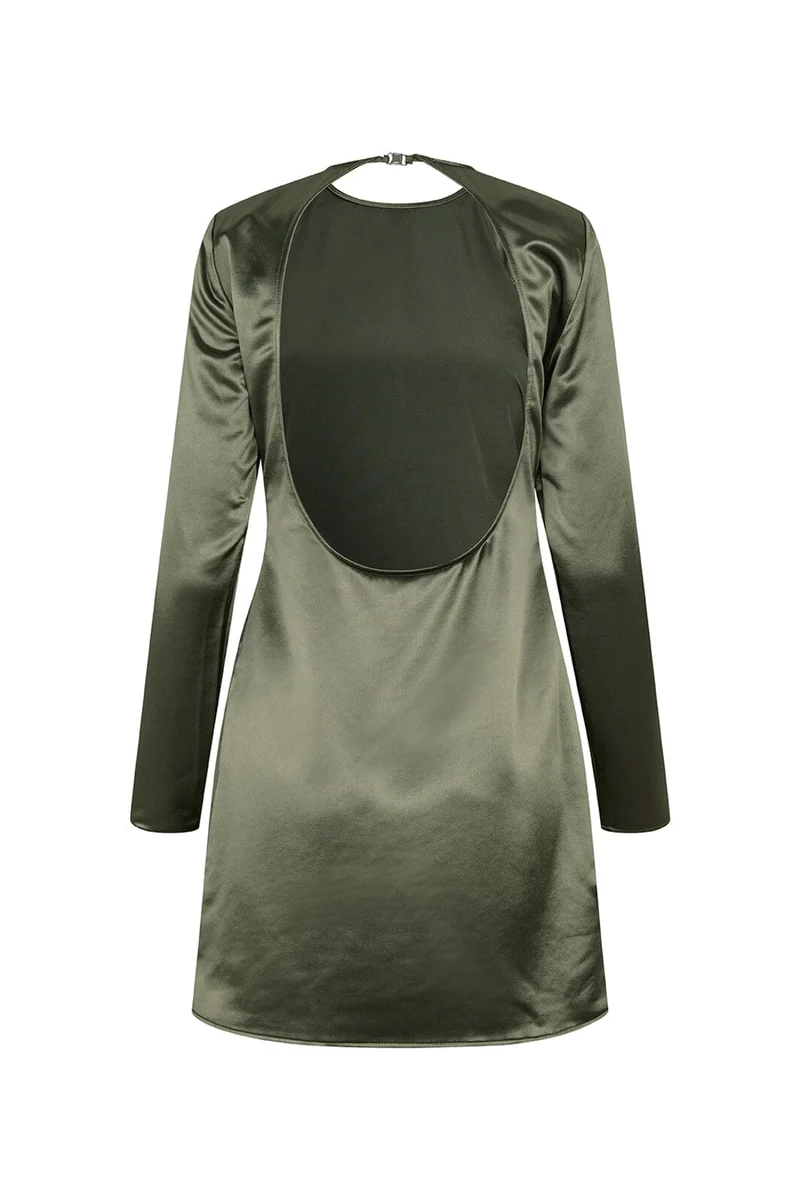 Modström - Cianomd Dress 59415 - 2201 - Army Dust