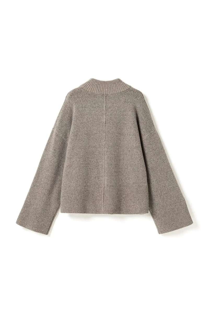 Noella - N-Maidie Knit 16090001 - 1481 - Dark Sand Melange