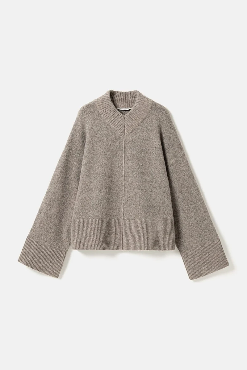Noella - N-Maidie Knit 16090001 - 1481 - Dark Sand Melange