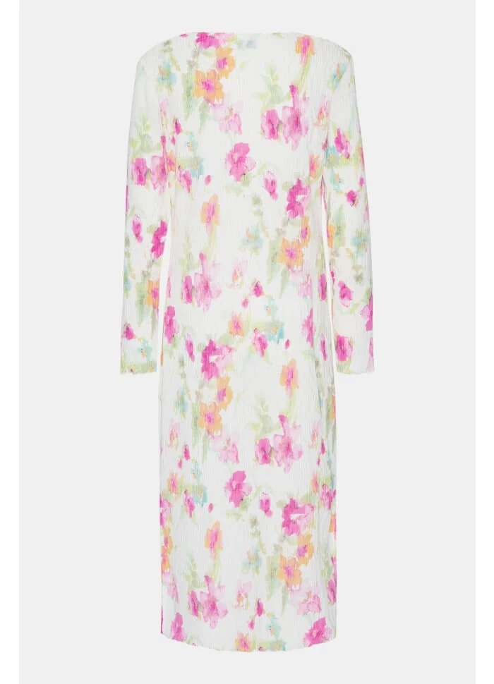 BYIC - Odaic Dress - pfbp Pink Flower Blush Print