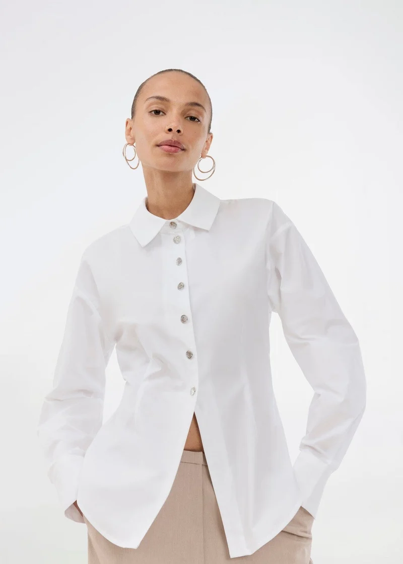 Modström - Ullismd Shirt 59116 - 1 - White