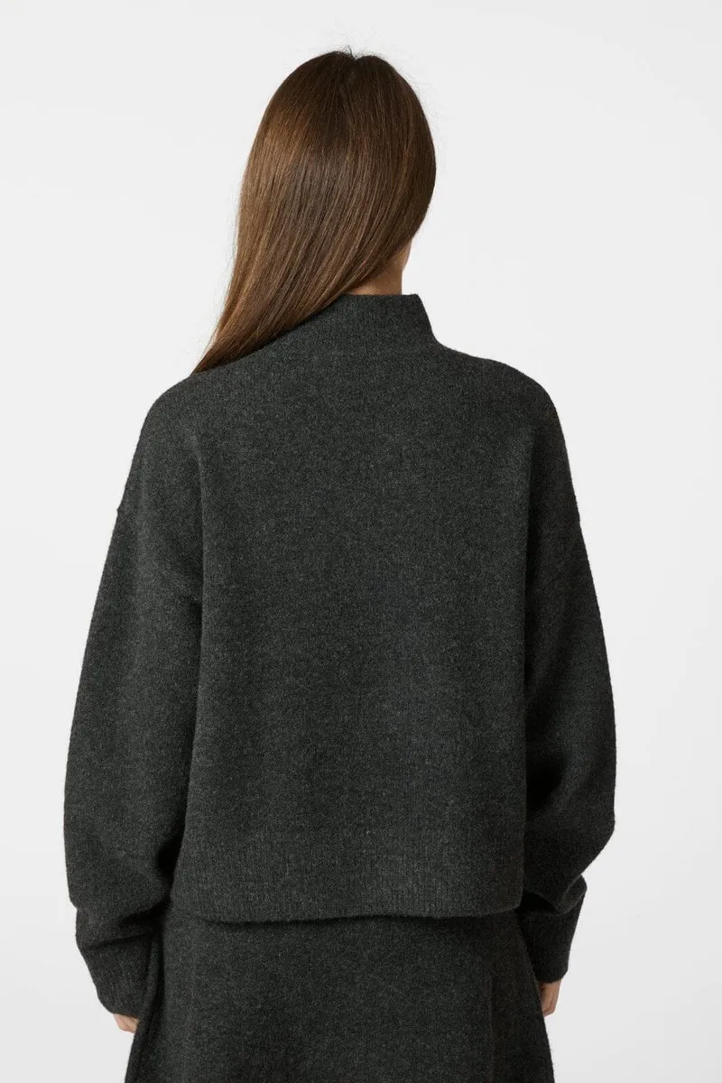 Neo Noir - Paulina Knit Blouse 159703 - 132 - Antracit