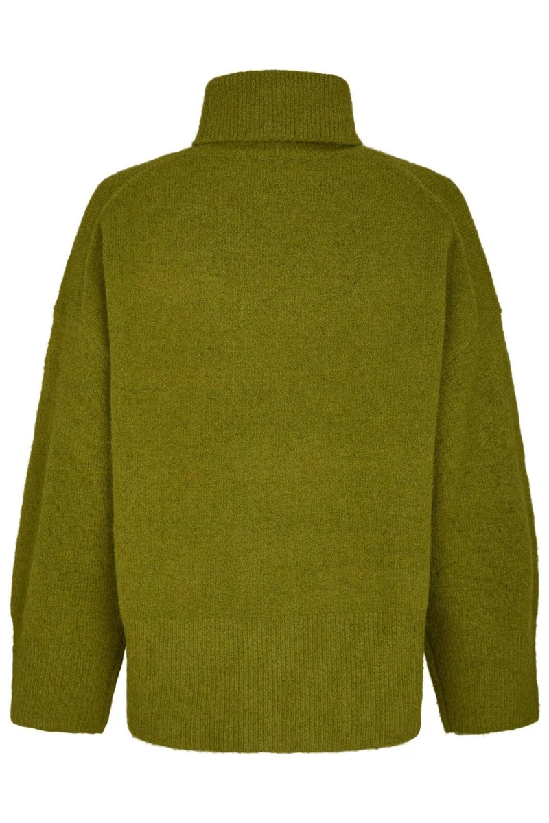 Neo Noir - Naline Knit Blouse 165512 - 340 - Sage Green