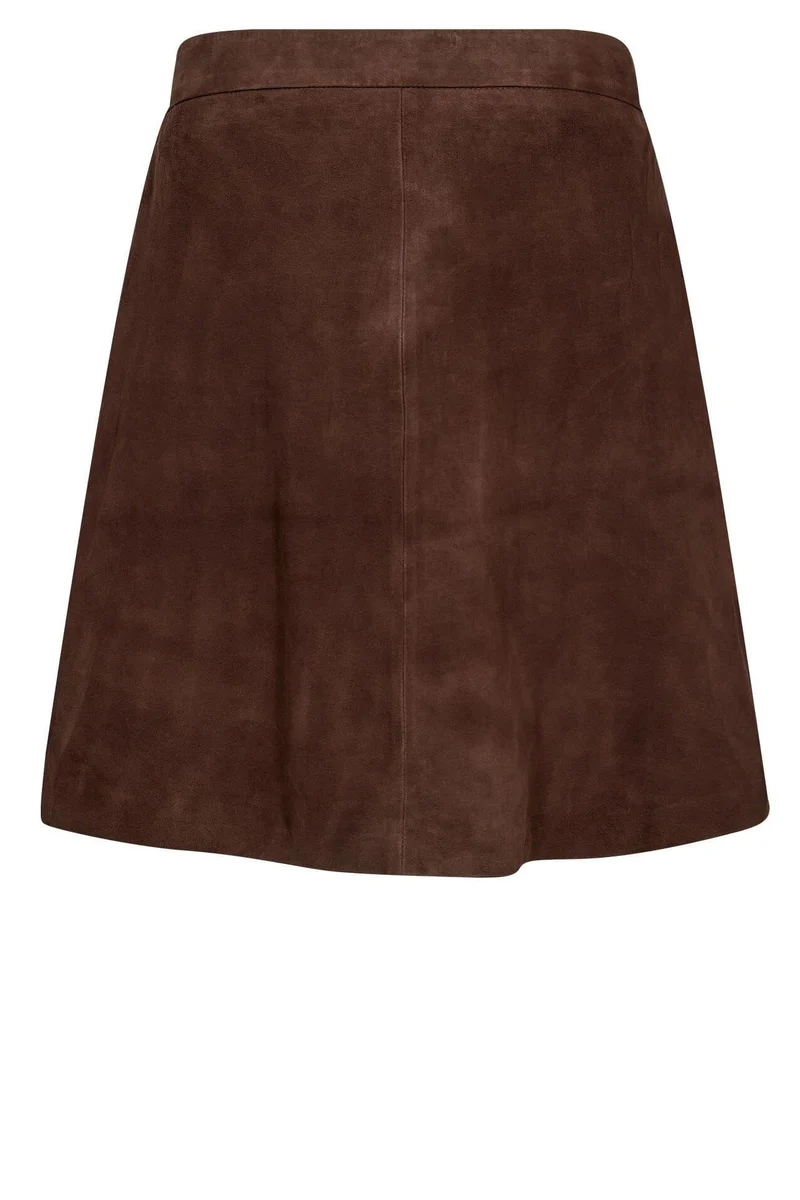 Gossia - Larago Skirt G3067 - Brown Suede