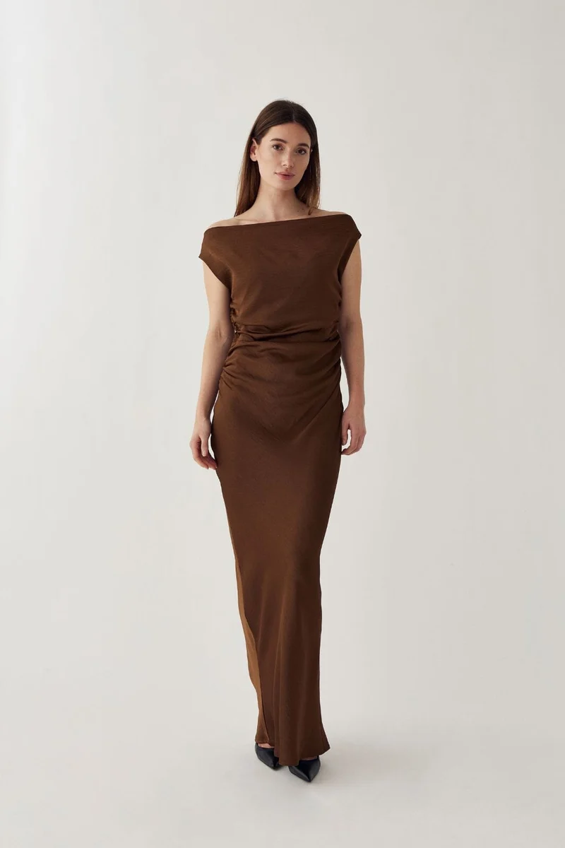 Noella - N-Mignonette Dress 16240003 - 418 - Toffee