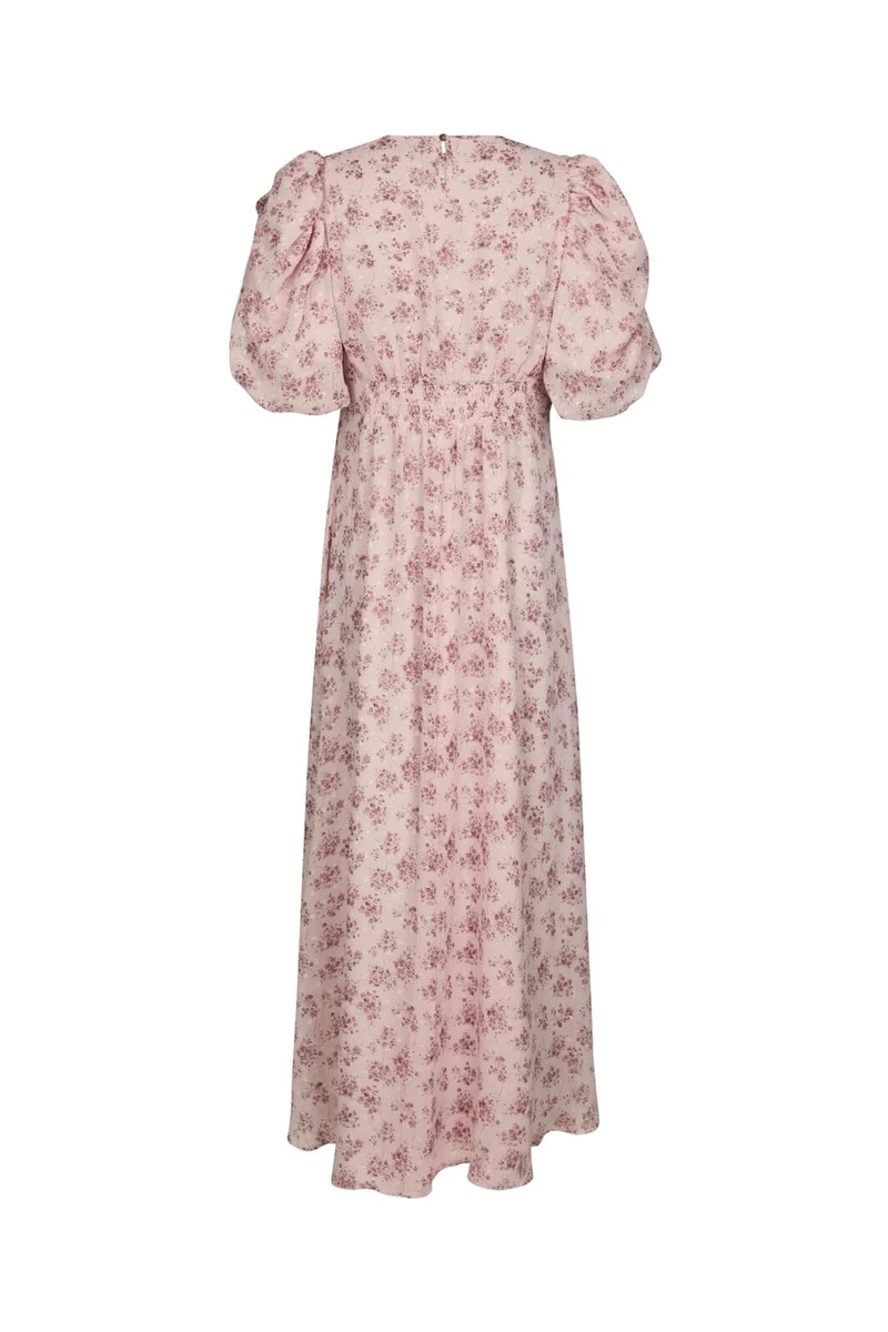 Neo Noir - Kikka Chiffon Flower Dress 167915 - 165 - Rose