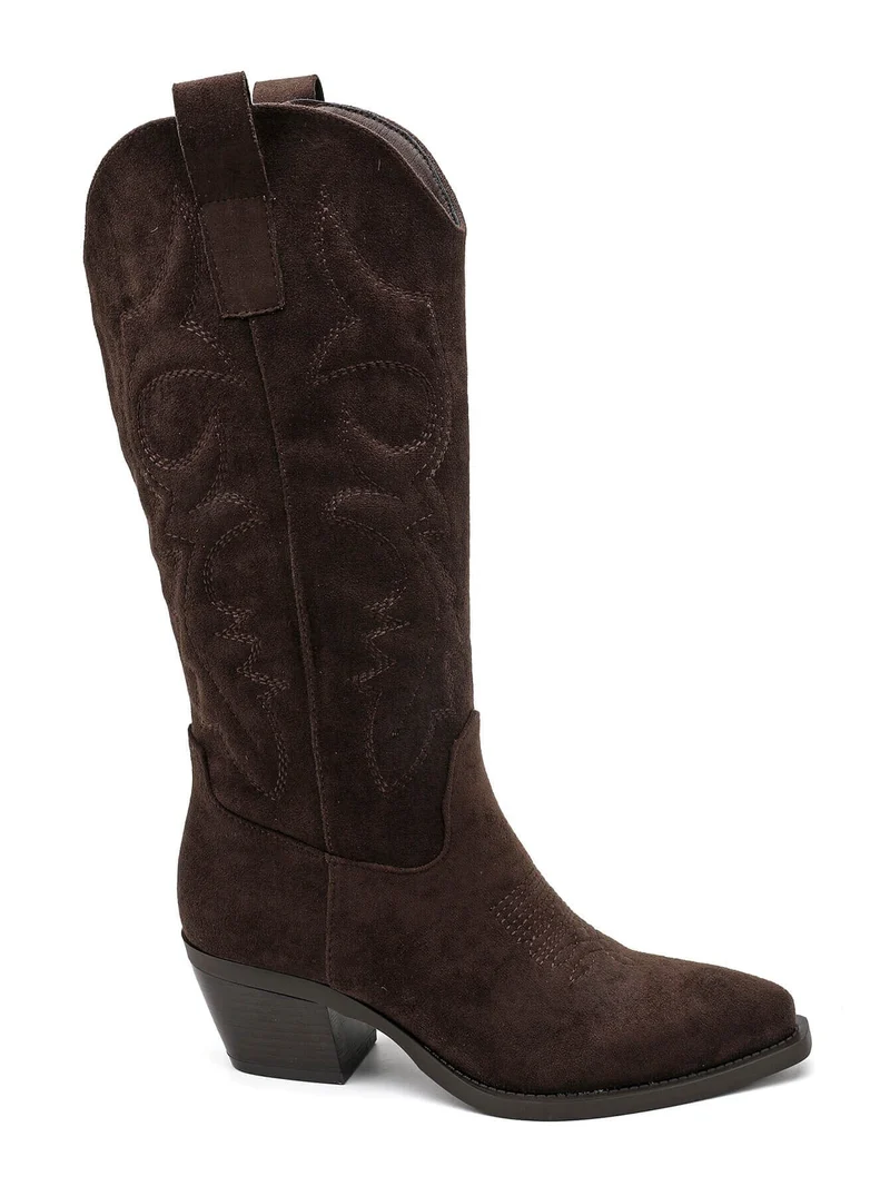 Bloom - Delphinium Boots - Dark Maroon