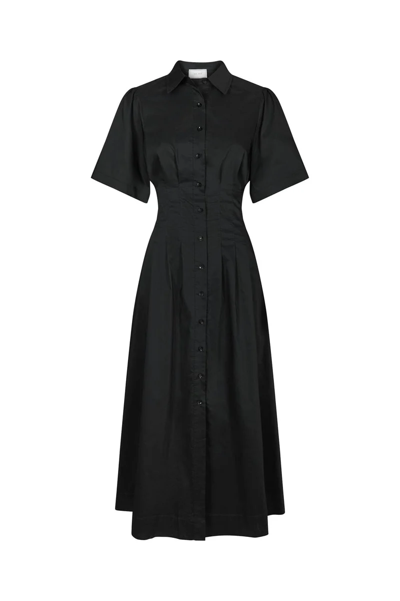 Neo Noir - Baia Poplin Dress 165343 - 100 - Black