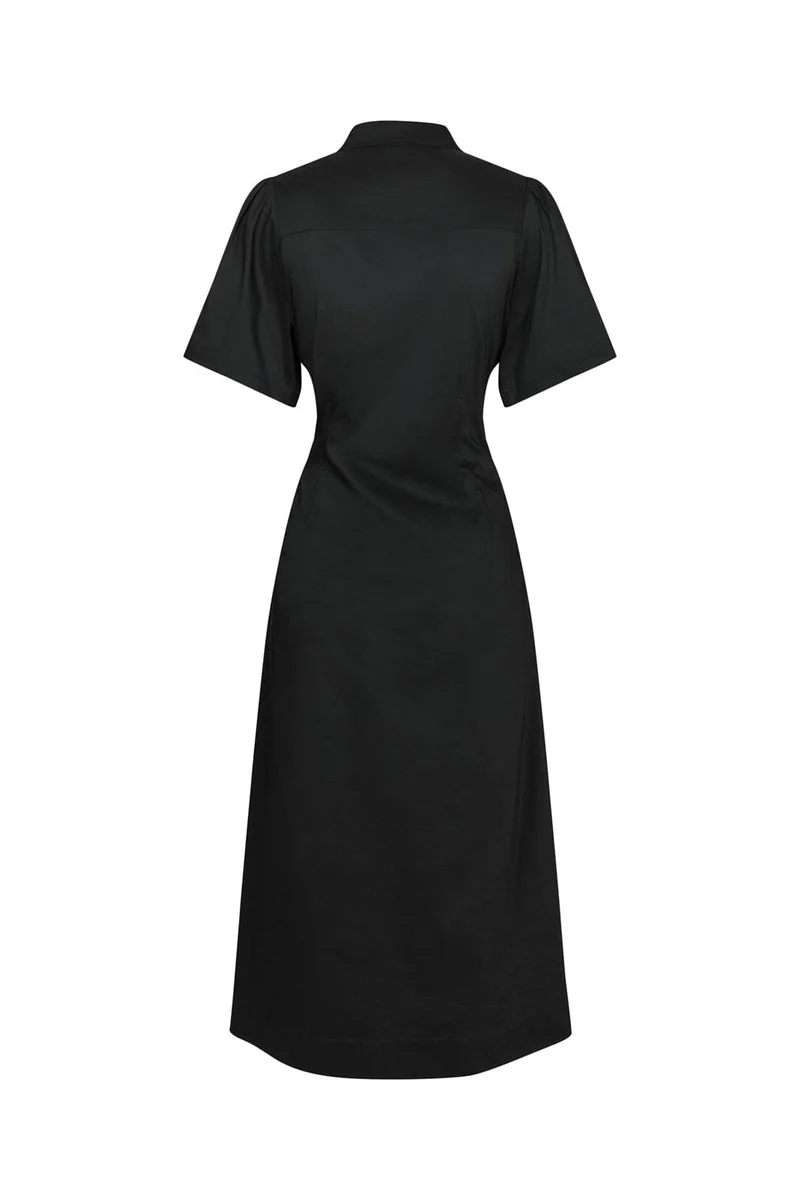 Neo Noir - Baia Poplin Dress 165343 - 100 - Black