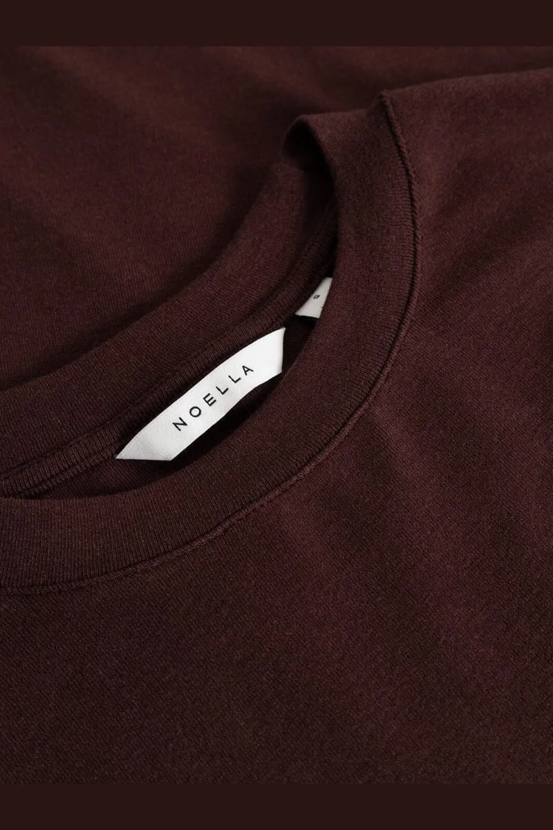 Noella - Lidie Ls Top 14090001 - 1496 - Burgundy Melange